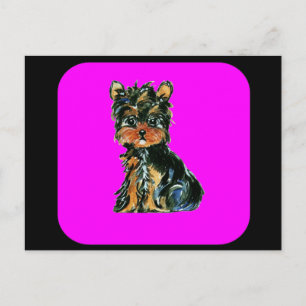 Yorkie Poo Postkarte