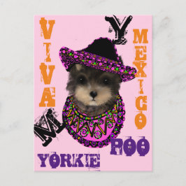 Yorkie Poo Postkarte