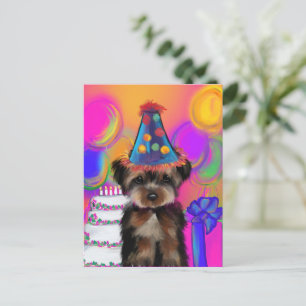YORKIE POO POSTKARTE