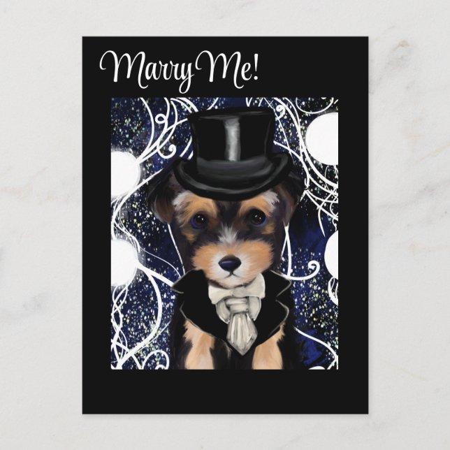 Yorkie Poo Postkarte (Vorderseite)