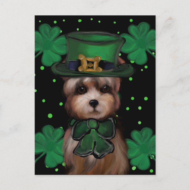 Yorkie Poo Postkarte (Vorderseite)