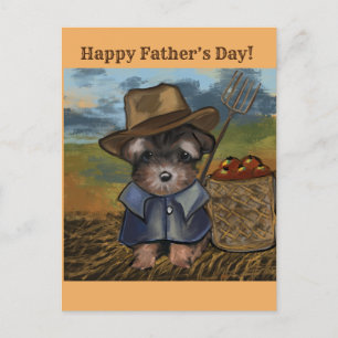 Yorkie Poo Postkarte