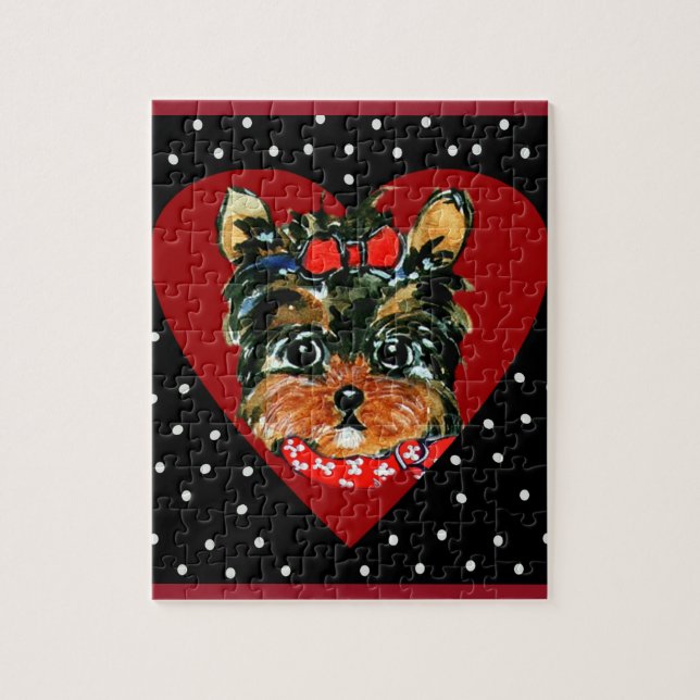 Yorkie Poo Puzzle (Vertikal)