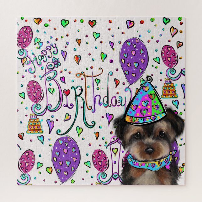 Yorkie Poo Puzzle (Vertikal)