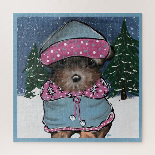Yorkie Poo Puzzle (Vertikal)