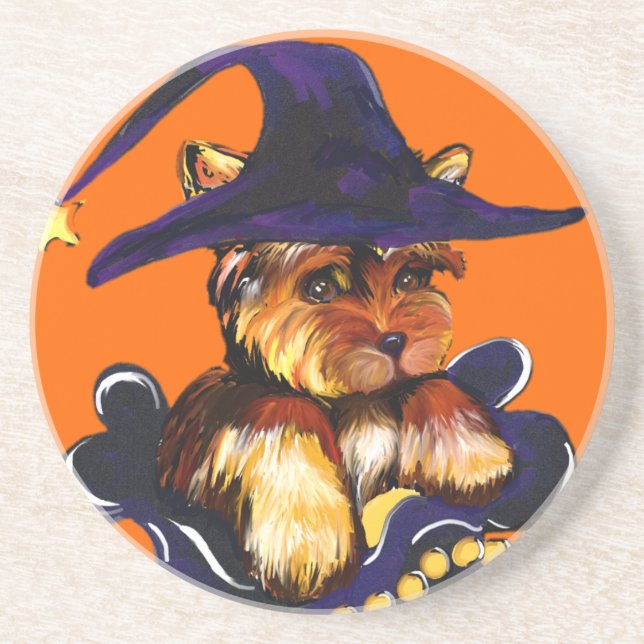 YORKIE POO SANDSTEIN UNTERSETZER (Vorne)
