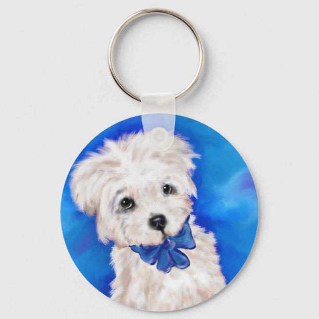 YORKIE POO SCHLÜSSELANHÄNGER (Vorderseite)