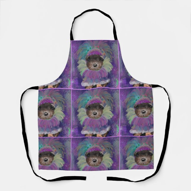 Yorkie Poo Schürze (Vorderseite)