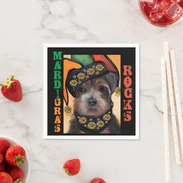 YORKIE POO SERVIETTE (Beispiel)