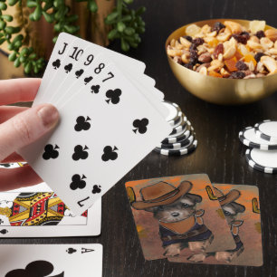 Yorkie Poo Spielkarten