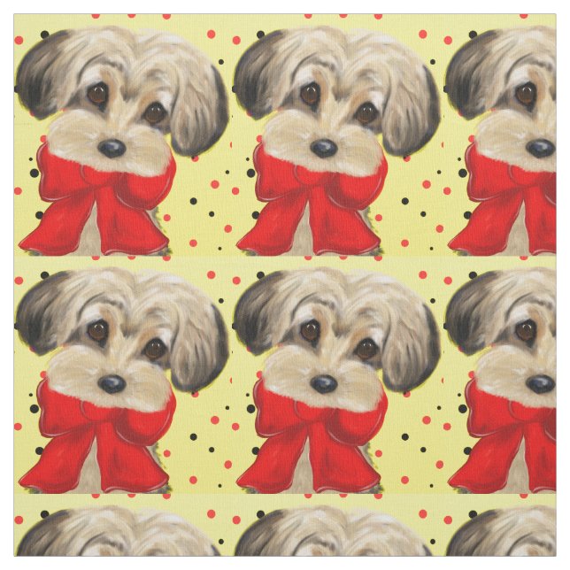Yorkie Poo Stoff (Muster)