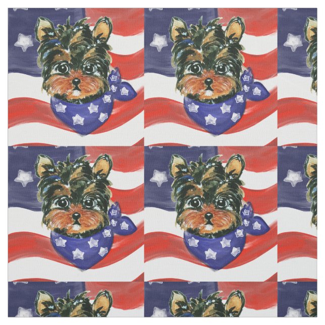 Yorkie Poo Stoff (Muster)