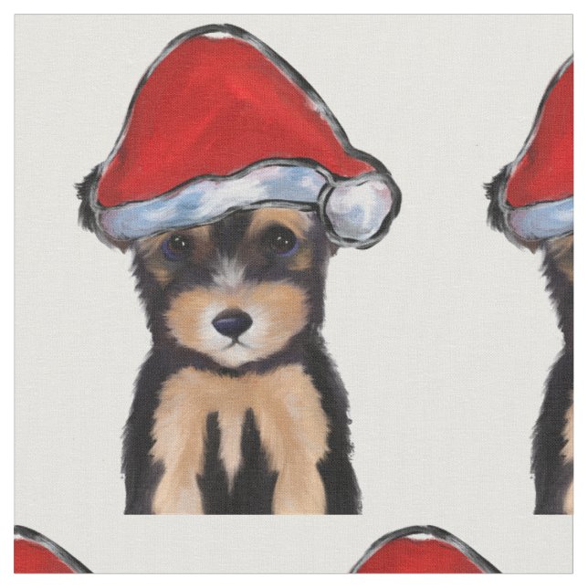 Yorkie Poo Stoff (Nahaufnahme)