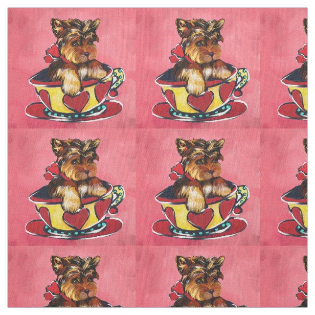 Yorkie Poo Stoff (Muster)
