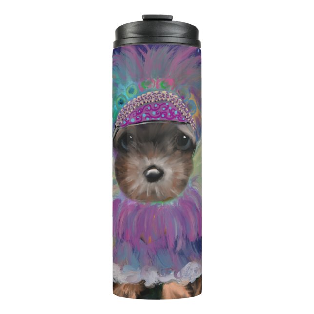 Yorkie Poo Thermosbecher (Vorderseite)