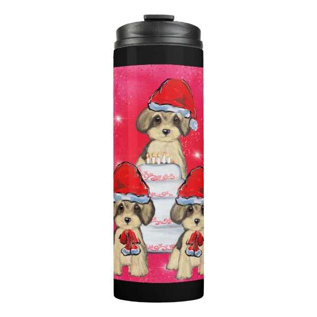 Yorkie Poo Thermosbecher (Vorderseite)