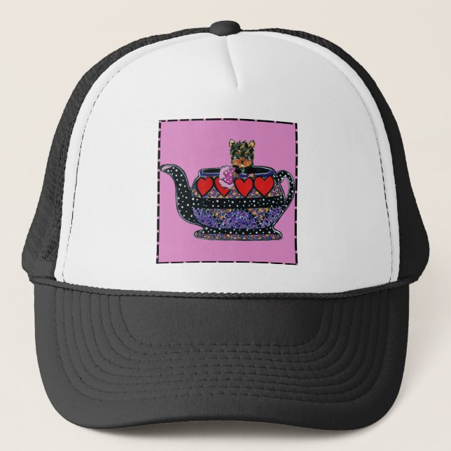 Yorkie Poo Truckerkappe (Vorderseite)