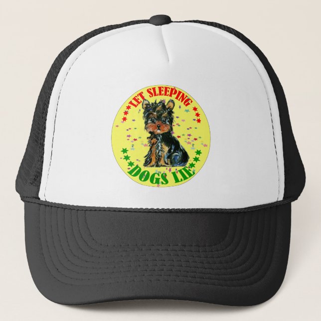 YORKIE POO TRUCKERKAPPE (Vorderseite)