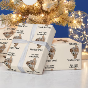 Yorkie Poo Yorkipoo Süßer Hund Geschenkpapier