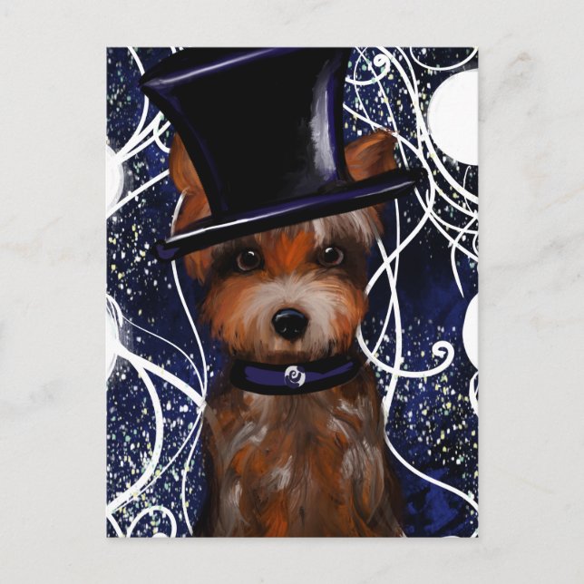 YORKIE POSTKARTE (Vorderseite)