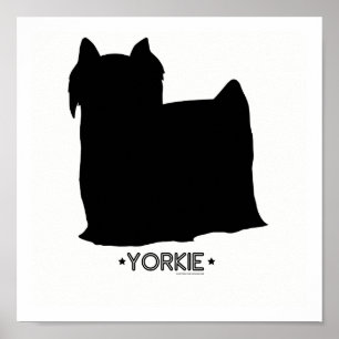 Yorkie Print Poster
