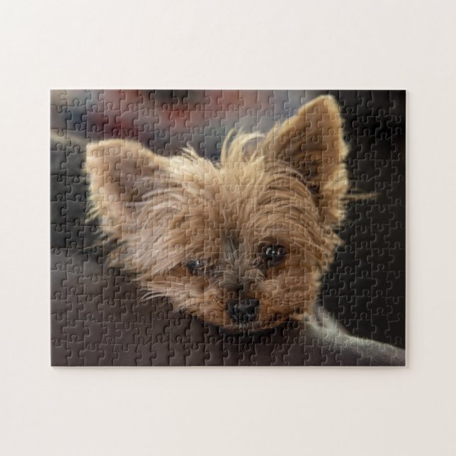 Yorkie Puppy Puzzle (Horizontal)