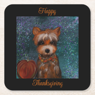 YORKIE RECHTECKIGER PAPPUNTERSETZER