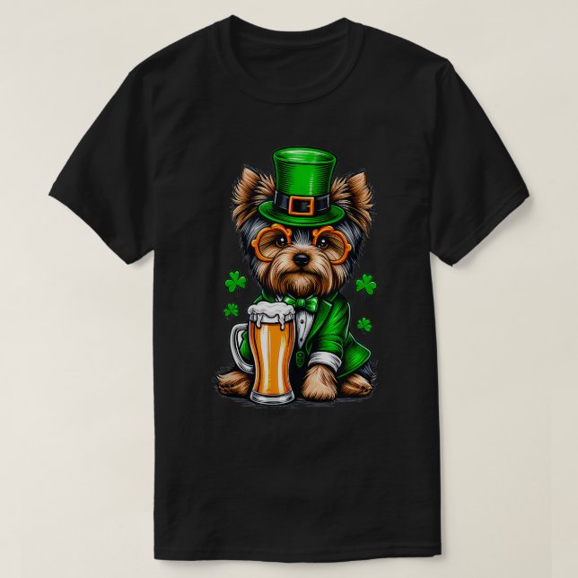 Yorkie Saint Paddys Day Costume für Lover Dog Tank (Design vorne)