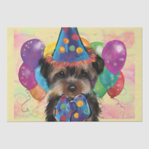YORKIE SEIDENPAPIER