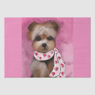 YORKIE SEIDENPAPIER