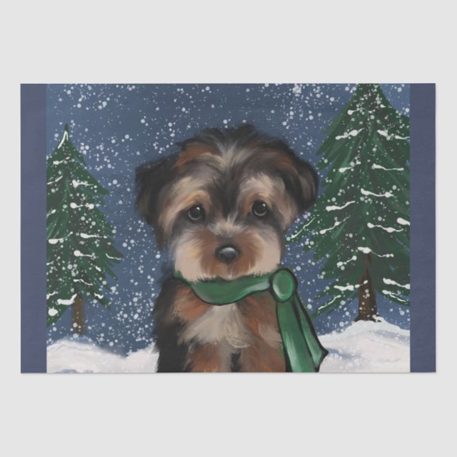 YORKIE SEIDENPAPIER (Vorderseite)