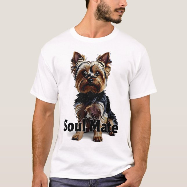 Yorkie Soul mate T-Shirt (Vorderseite)