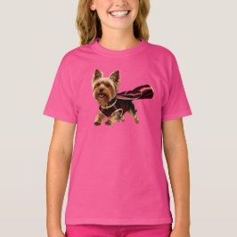 Yorkie Superhero Kid's T - Shirt