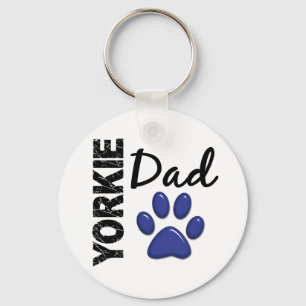 Yorkie Vater 2 Schlüsselanhänger