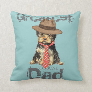 Yorkie-Vater Kissen