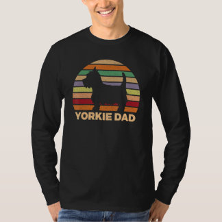 Yorkie-Vater Männer Jungen Retro Vintage Yorkshire T-Shirt
