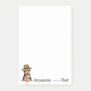 Yorkie-Vater Post-it Klebezettel