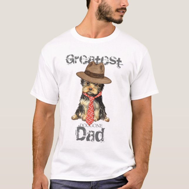 Yorkie-Vater T-Shirt (Vorderseite)