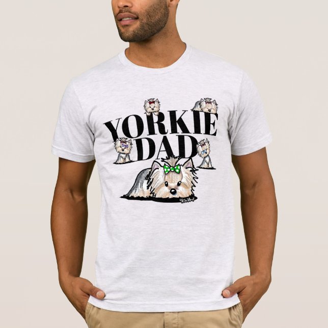 Yorkie Vater T-Shirt (Vorderseite)