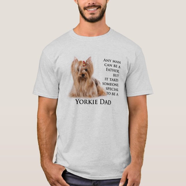 Yorkie Vater T - Shirt (Vorderseite)