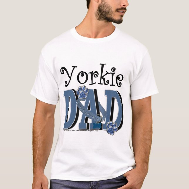 Yorkie VATER T-Shirt (Vorderseite)
