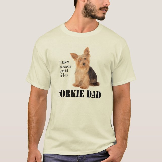 Yorkie Vater-T - Shirt (Vorderseite)