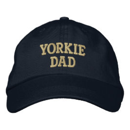 Yorkie VATER Yorkshire Terrier Geschenke Bestickte Kappe