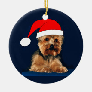 Yorkie Verzierungen Keramikornament