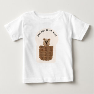 Yorkie Yorkshire Terrier Dog Custom Baby T-shirt