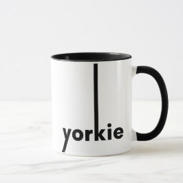 Yorkie Yorkshire Terrier Einfacher Hundeliebhaber  Tasse