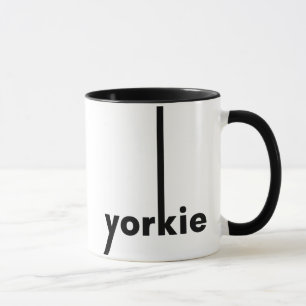 Yorkie Yorkshire Terrier Einfacher Hundeliebhaber  Tasse