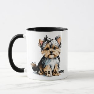 Yorkie Yorkshire Terrier Pet Dog Tasse