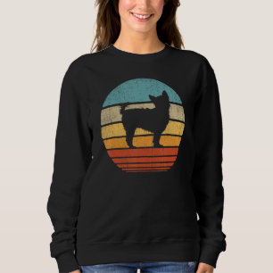 Yorkie Yorkshire Terrier Retro Vintag 60er 70er Su Sweatshirt