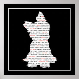 Yorkie / Yorkshire Terrier Word Art Poster